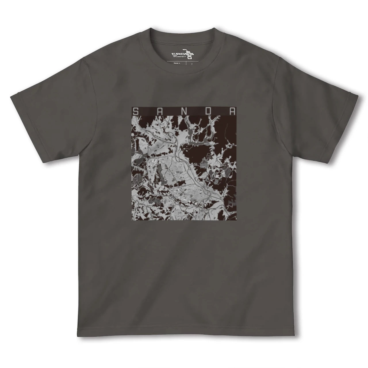 【三田(兵庫県)】地図柄ヘビーウェイトTシャツ