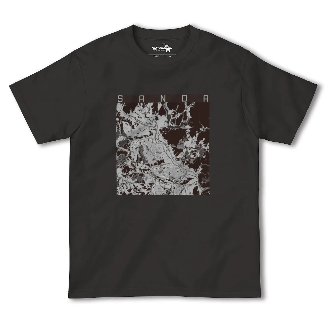 【三田(兵庫県)】地図柄ヘビーウェイトTシャツ