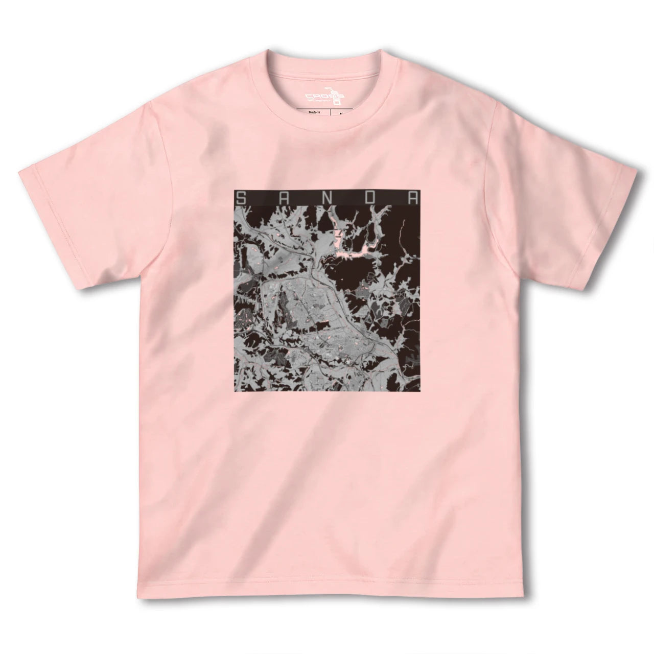 【三田(兵庫県)】地図柄ヘビーウェイトTシャツ
