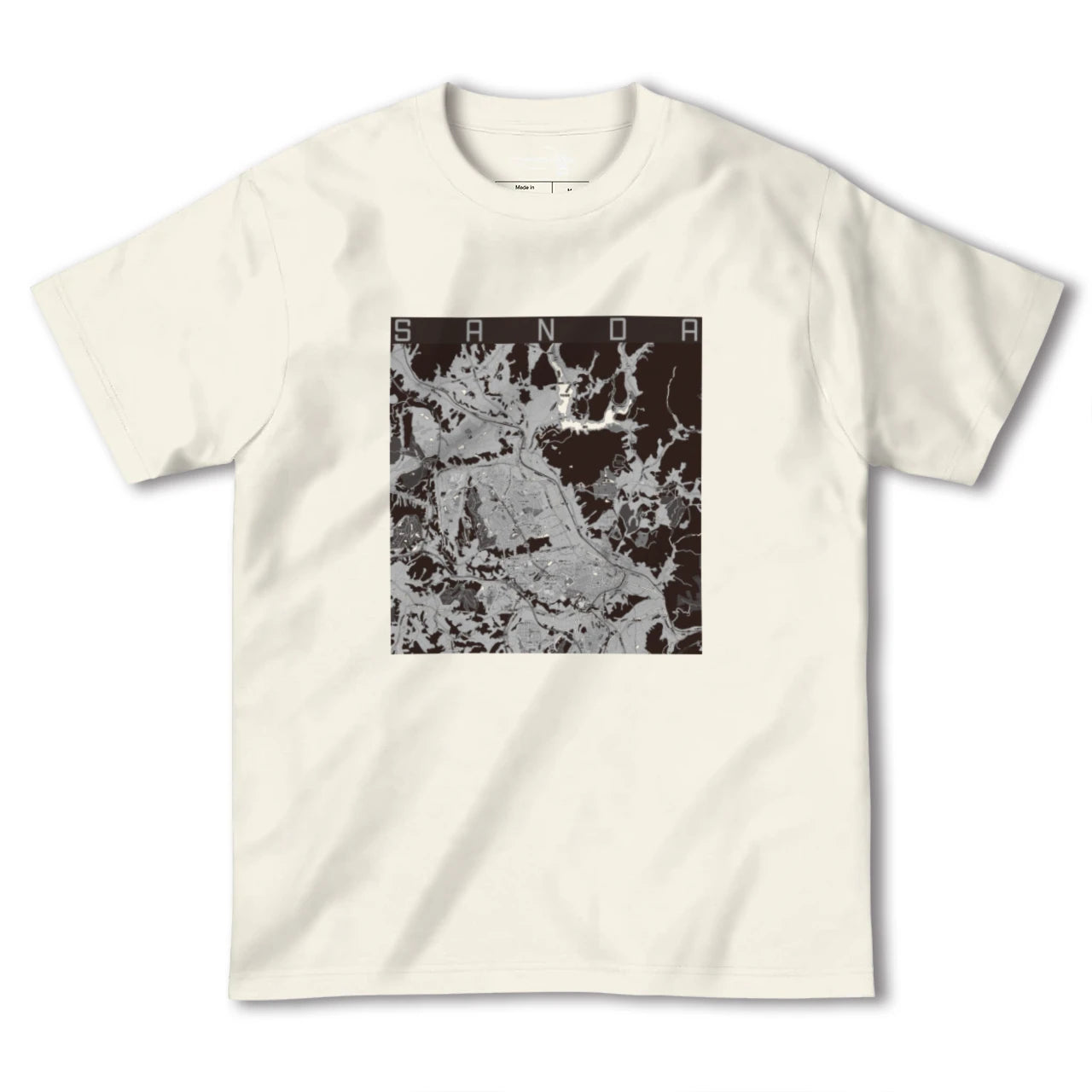 【三田(兵庫県)】地図柄ヘビーウェイトTシャツ
