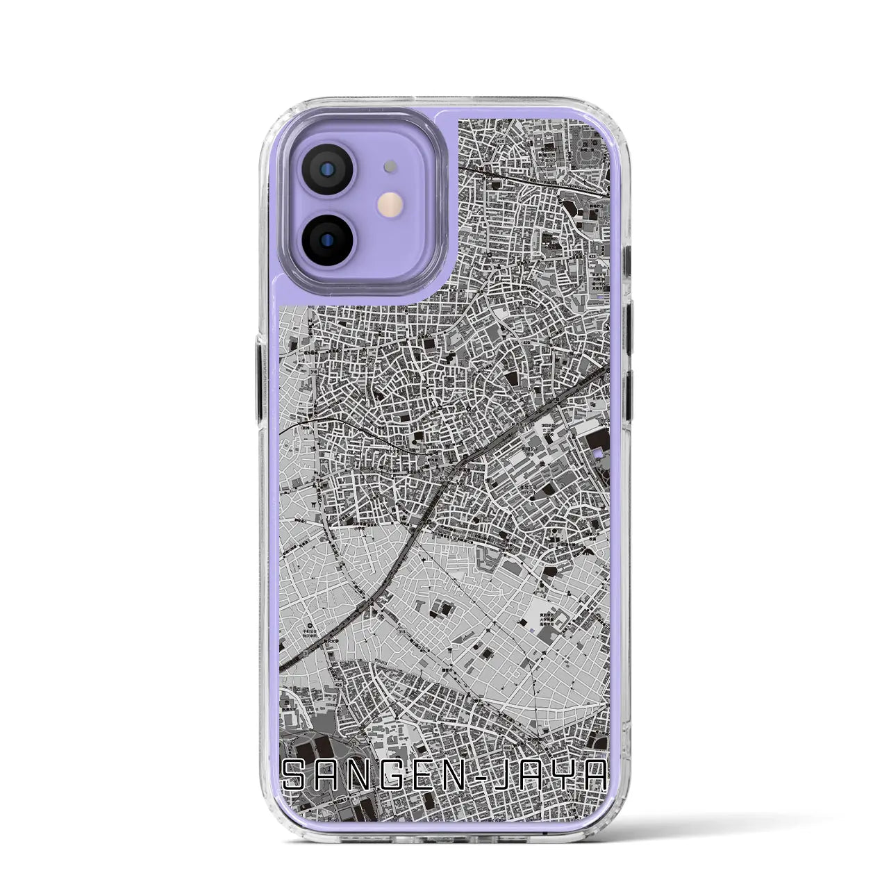 【三軒茶屋(東京都)】地図柄iPhoneケース(MagSafeタイプ)