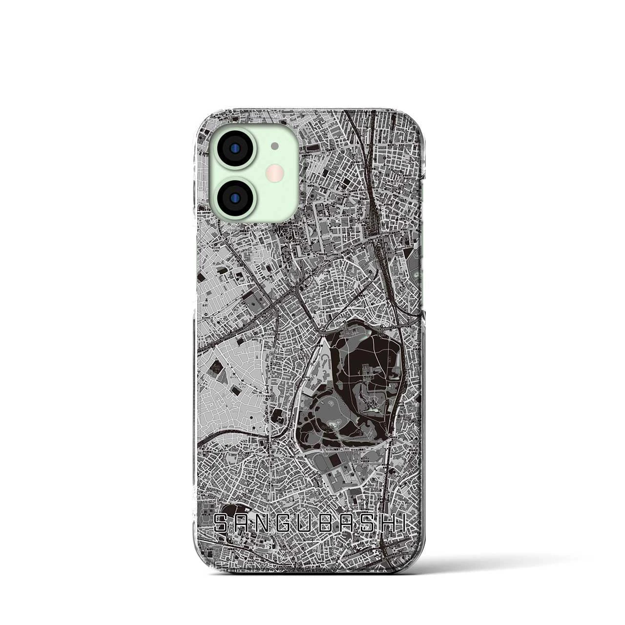 【参宮橋(東京都)】地図柄iPhoneケース(クリアタイプ)