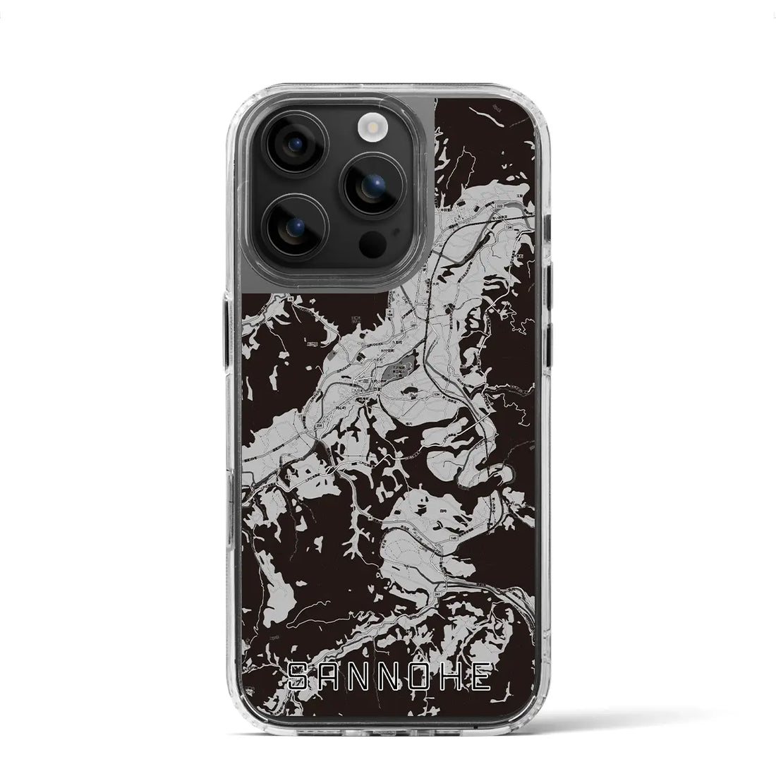 【三戸(青森県)】地図柄iPhoneケース(MagSafeタイプ)