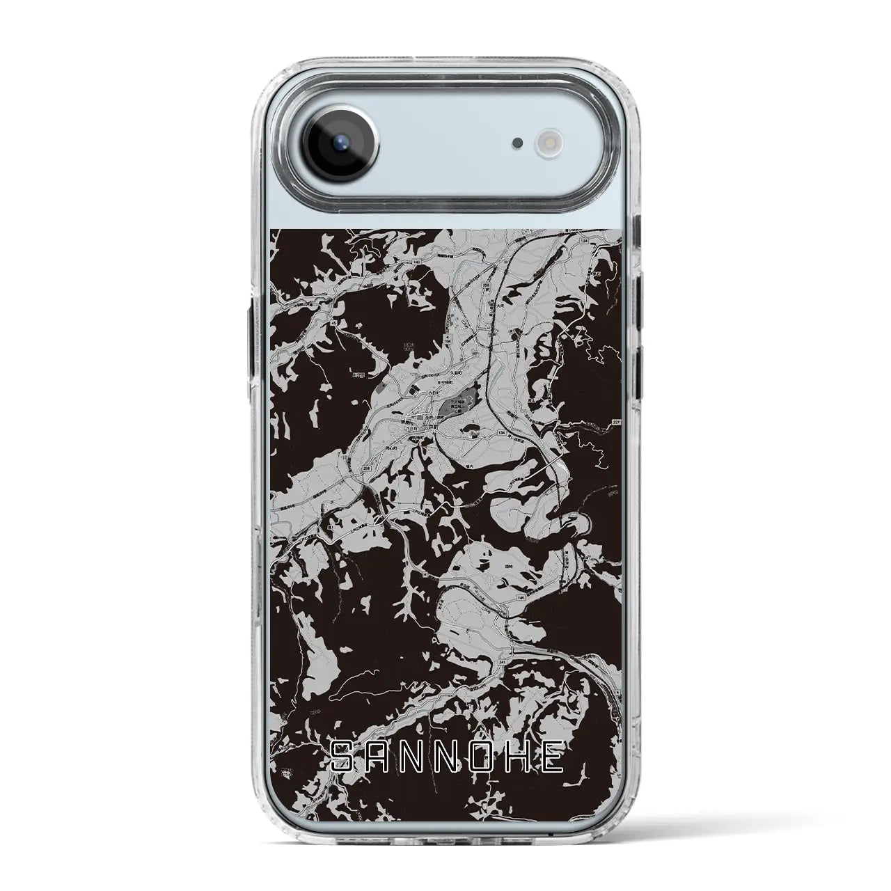 【三戸(青森県)】地図柄iPhoneケース(MagSafeタイプ)