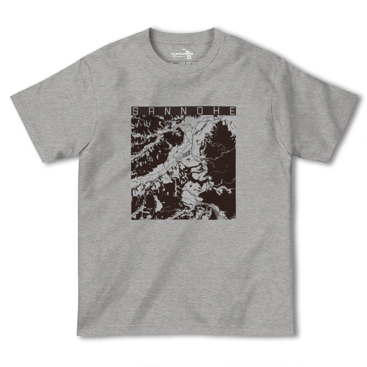 【三戸(青森県)】地図柄ヘビーウェイトTシャツ