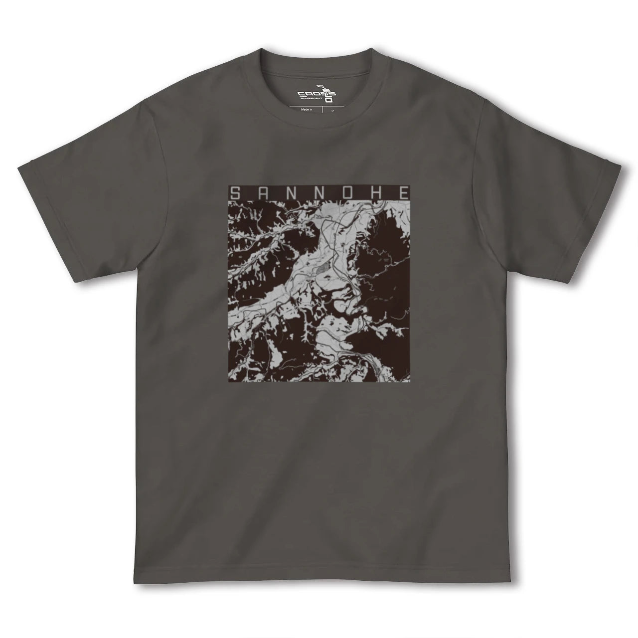 【三戸(青森県)】地図柄ヘビーウェイトTシャツ