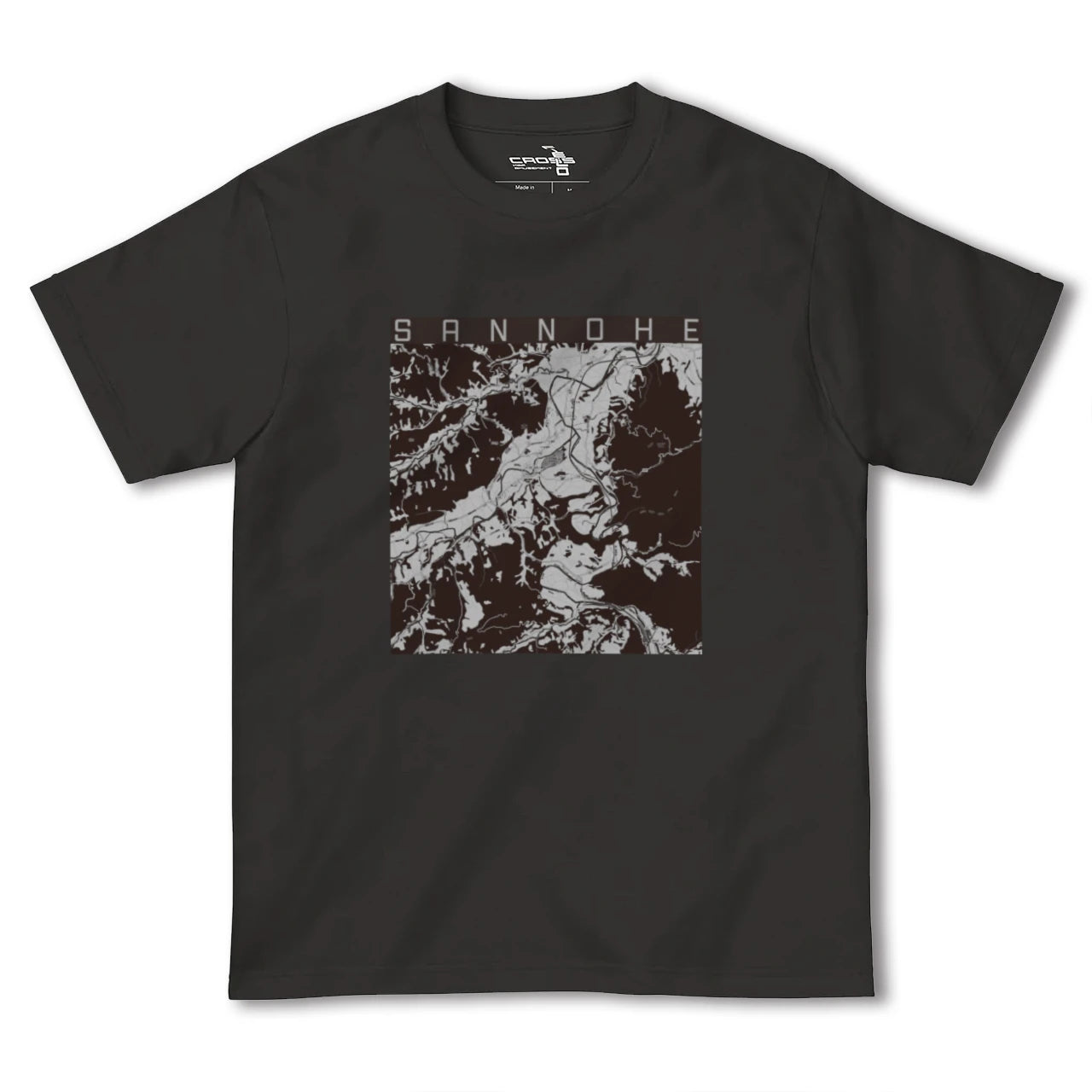 【三戸(青森県)】地図柄ヘビーウェイトTシャツ