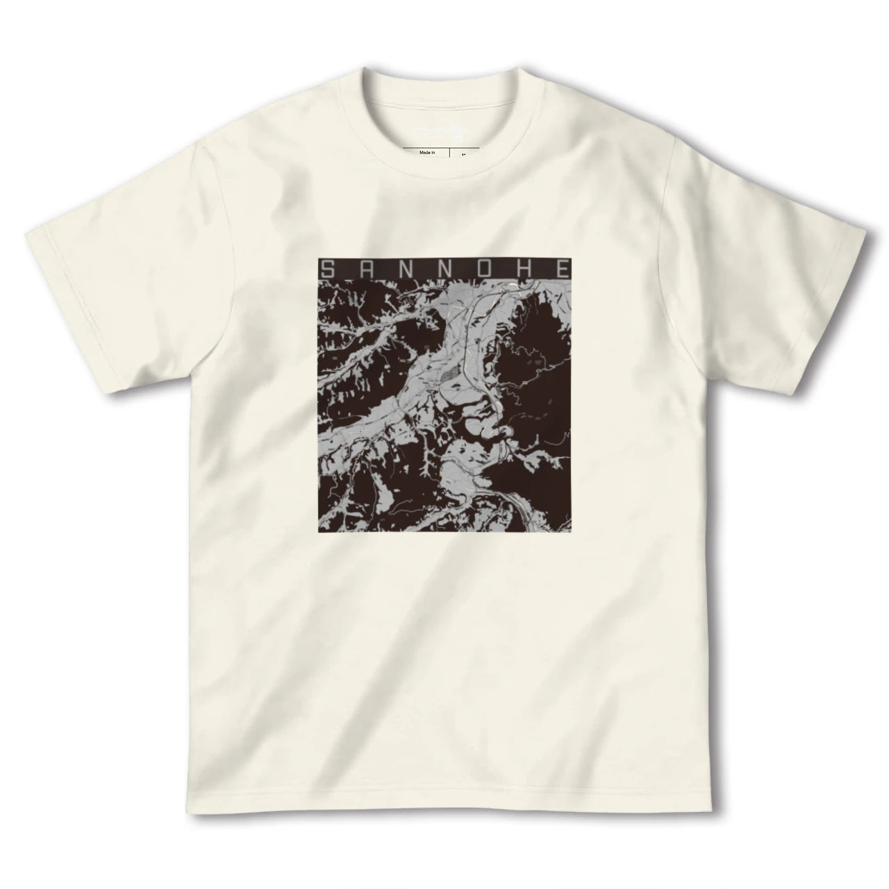 【三戸(青森県)】地図柄ヘビーウェイトTシャツ