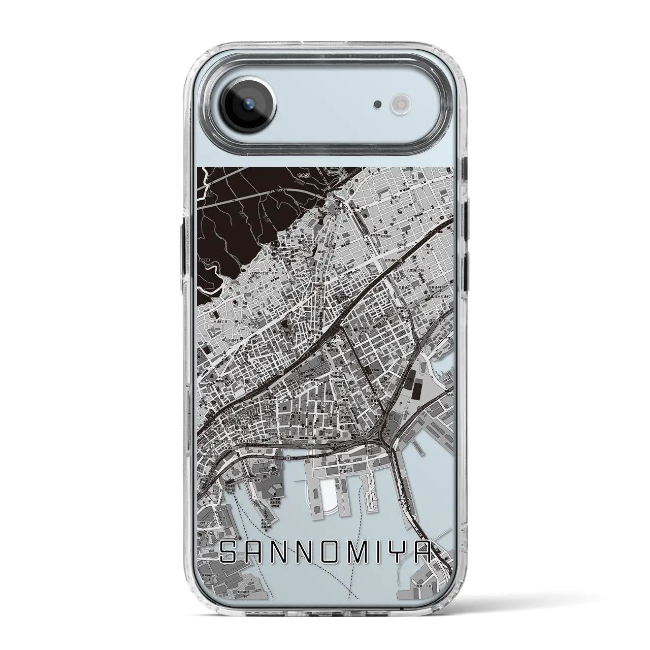 【三宮(兵庫県)】地図柄iPhoneケース(MagSafeタイプ)