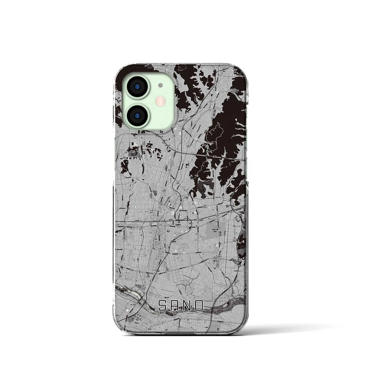 【佐野(栃木県)】地図柄iPhoneケース(クリアタイプ)