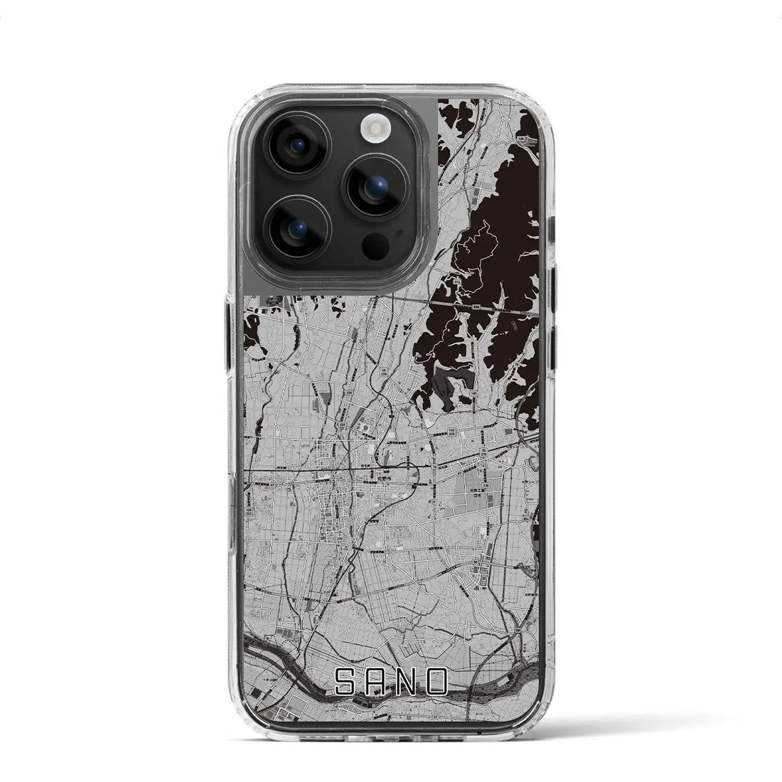 【佐野(栃木県)】地図柄iPhoneケース(MagSafeタイプ)