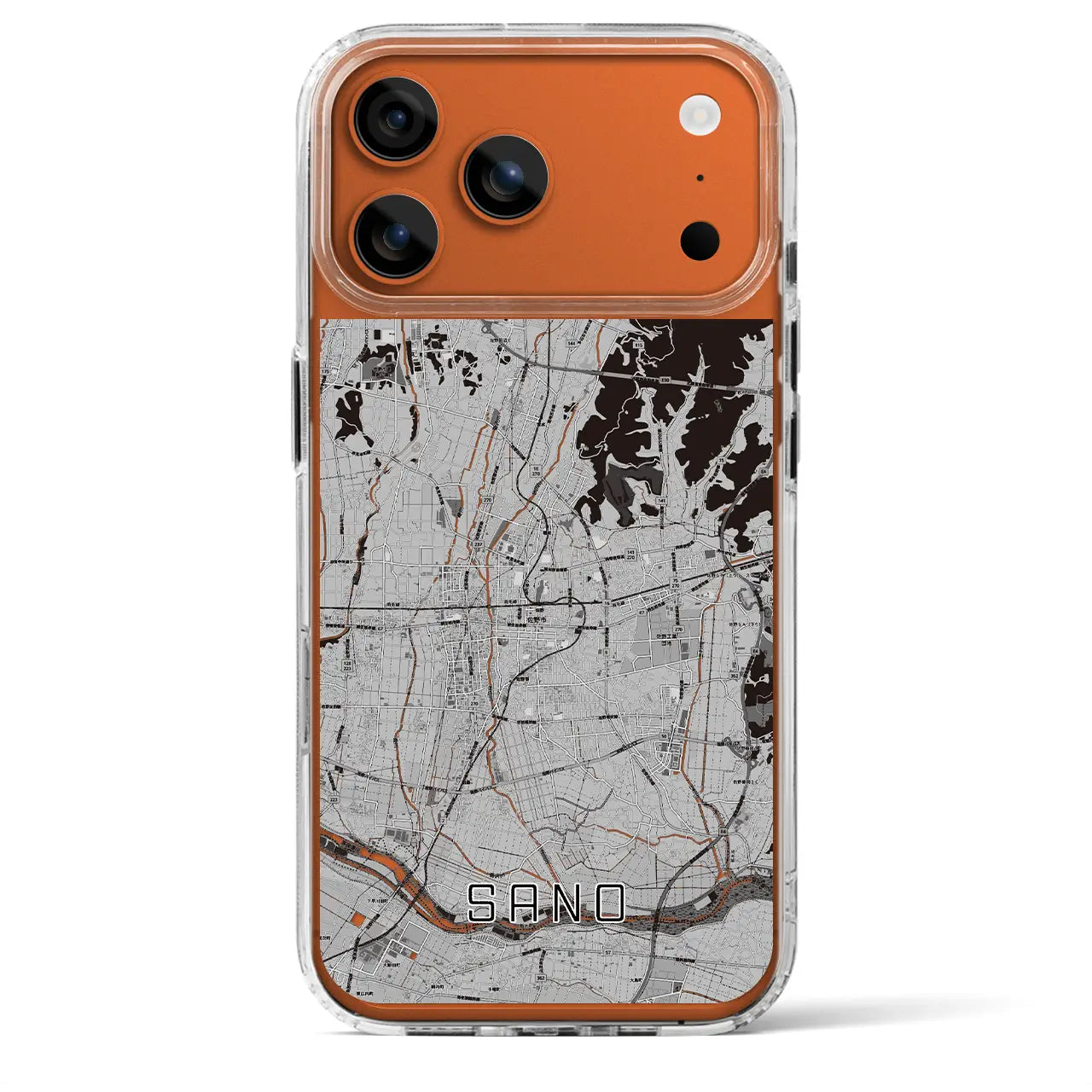 【佐野(栃木県)】地図柄iPhoneケース(MagSafeタイプ)