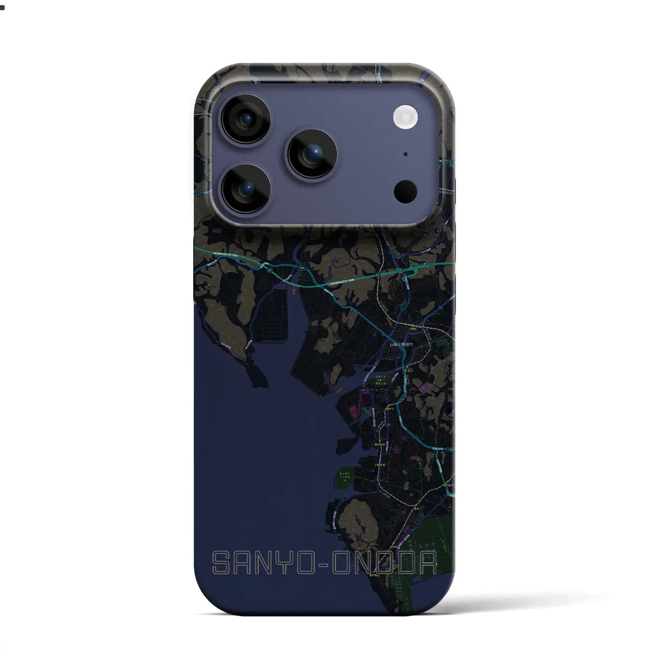 【山陽小野田(山口県)】地図柄iPhoneケース(バックカバータイプ)