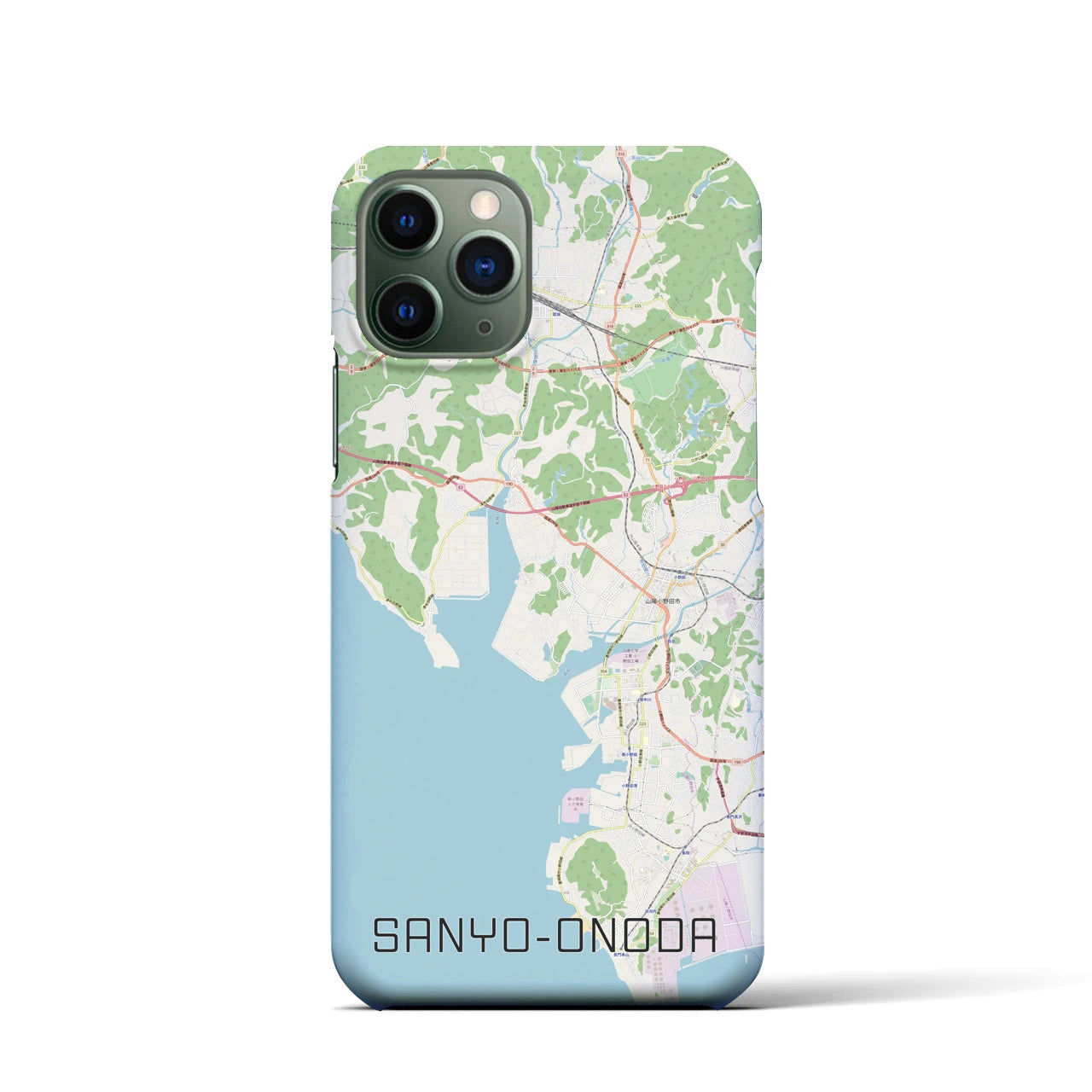 【山陽小野田(山口県)】地図柄iPhoneケース(バックカバータイプ)