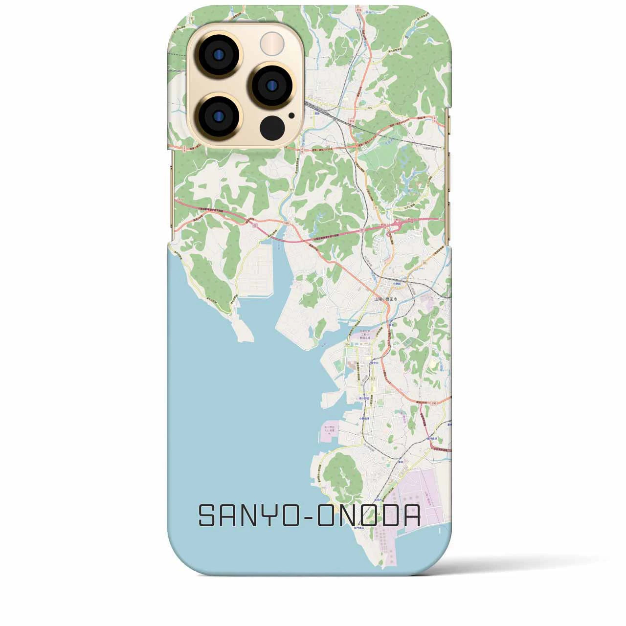【山陽小野田(山口県)】地図柄iPhoneケース(バックカバータイプ)