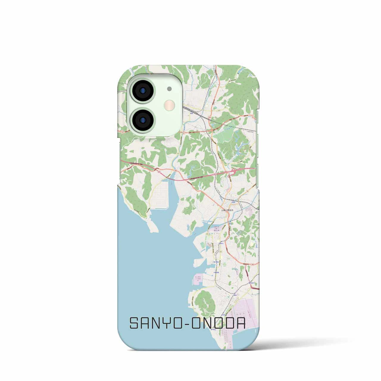 【山陽小野田(山口県)】地図柄iPhoneケース(バックカバータイプ)