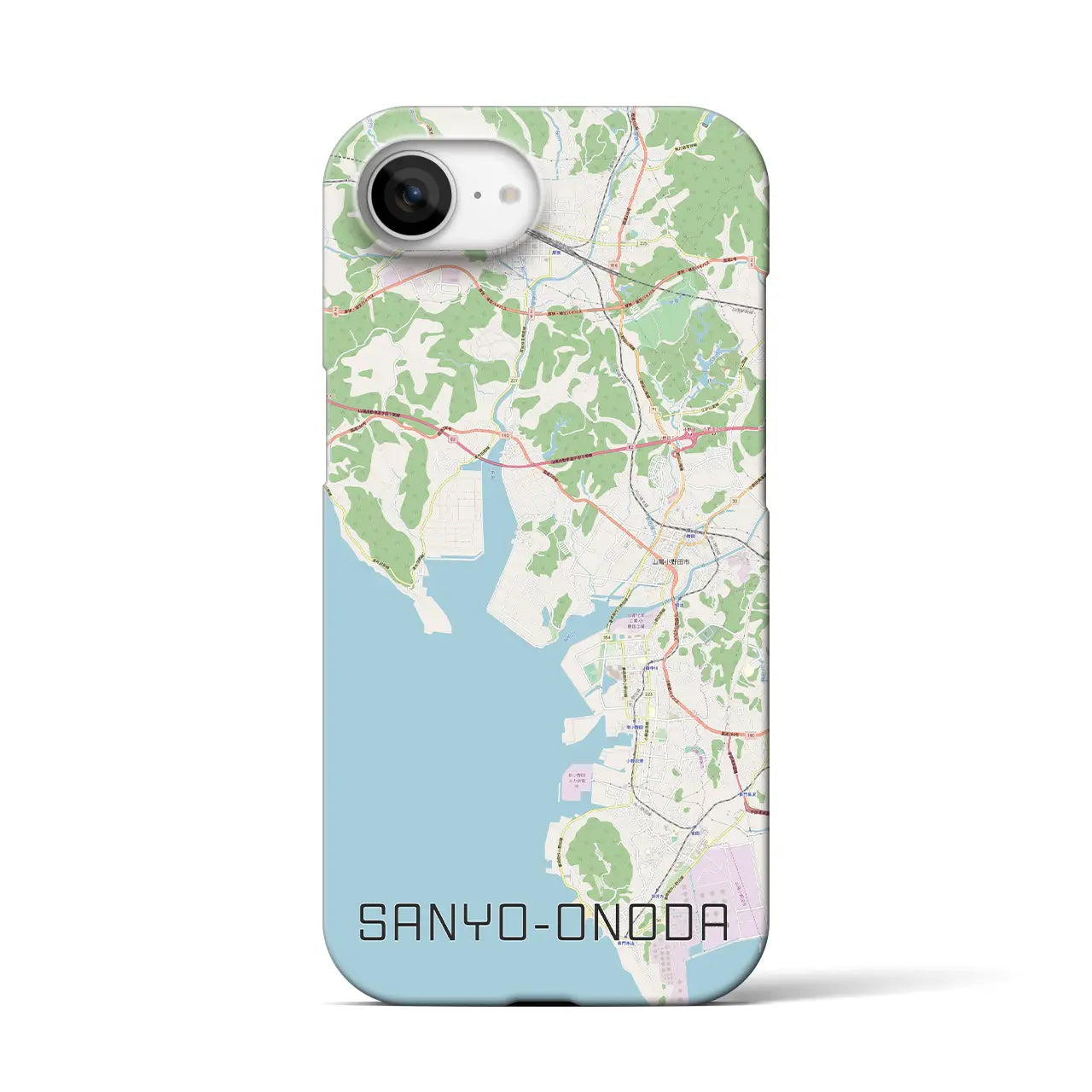 【山陽小野田(山口県)】地図柄iPhoneケース(バックカバータイプ)
