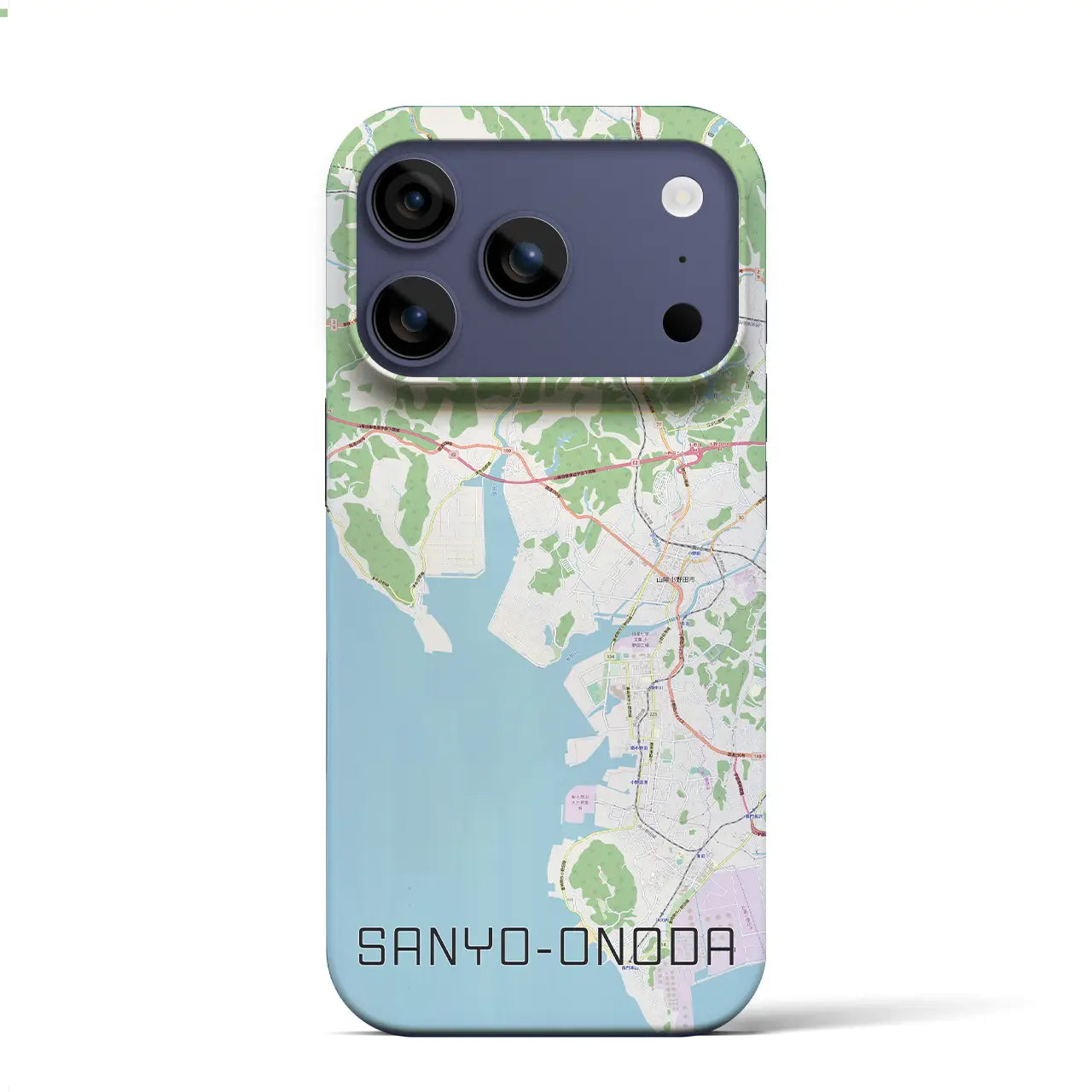 【山陽小野田(山口県)】地図柄iPhoneケース(バックカバータイプ)