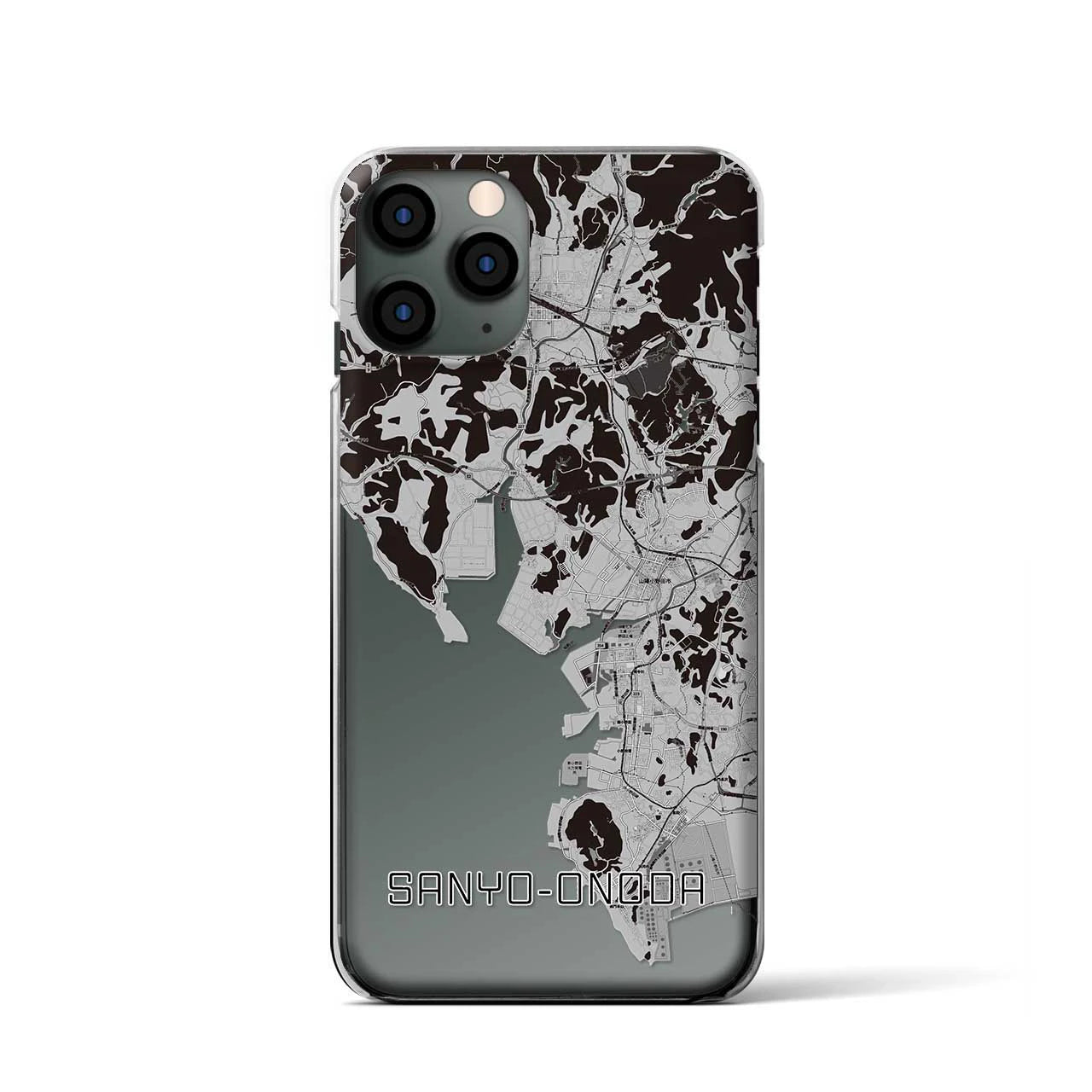 【山陽小野田(山口県)】地図柄iPhoneケース(クリアタイプ)