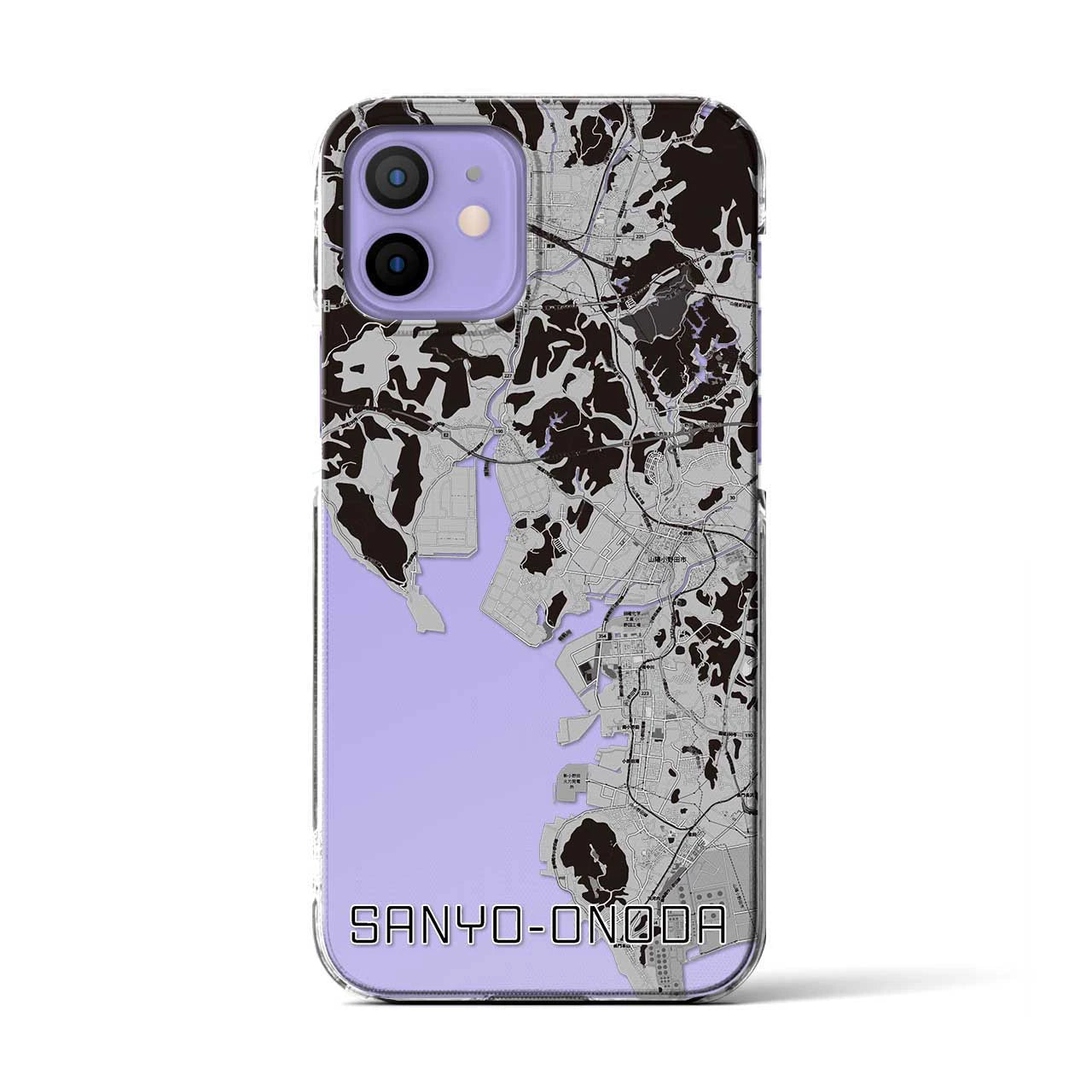 【山陽小野田(山口県)】地図柄iPhoneケース(クリアタイプ)