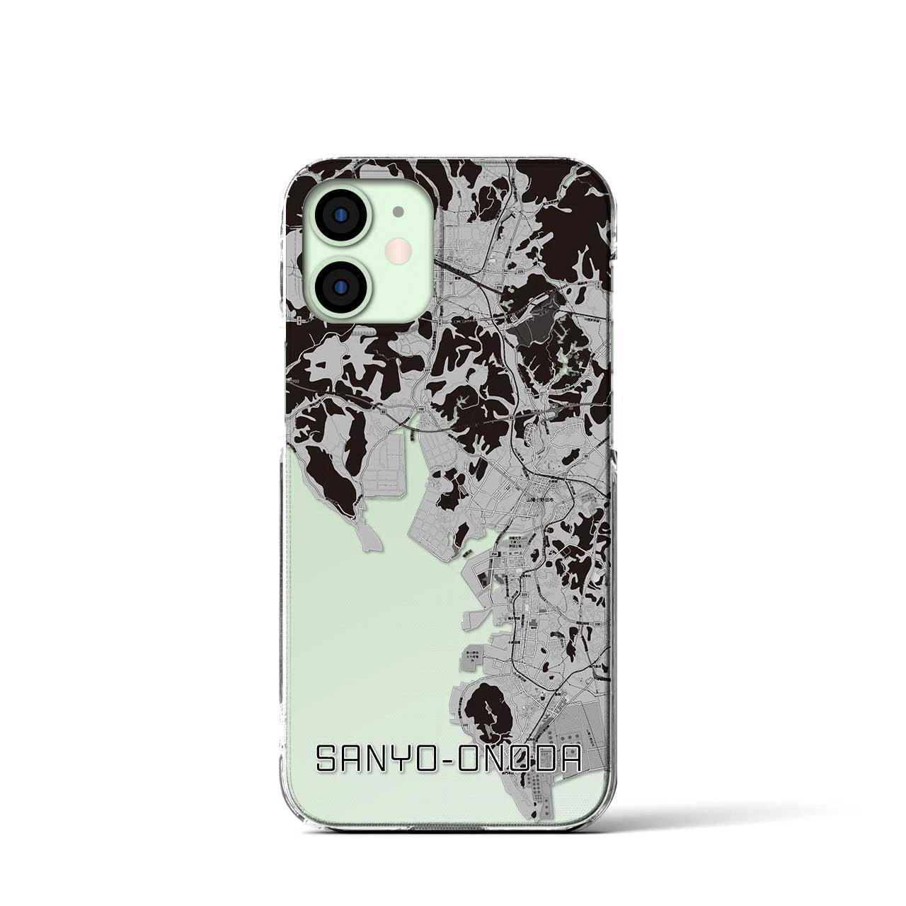 【山陽小野田(山口県)】地図柄iPhoneケース(クリアタイプ)