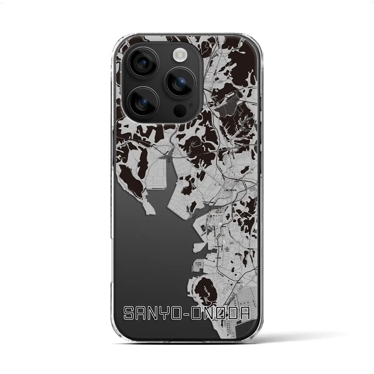 【山陽小野田(山口県)】地図柄iPhoneケース(クリアタイプ)