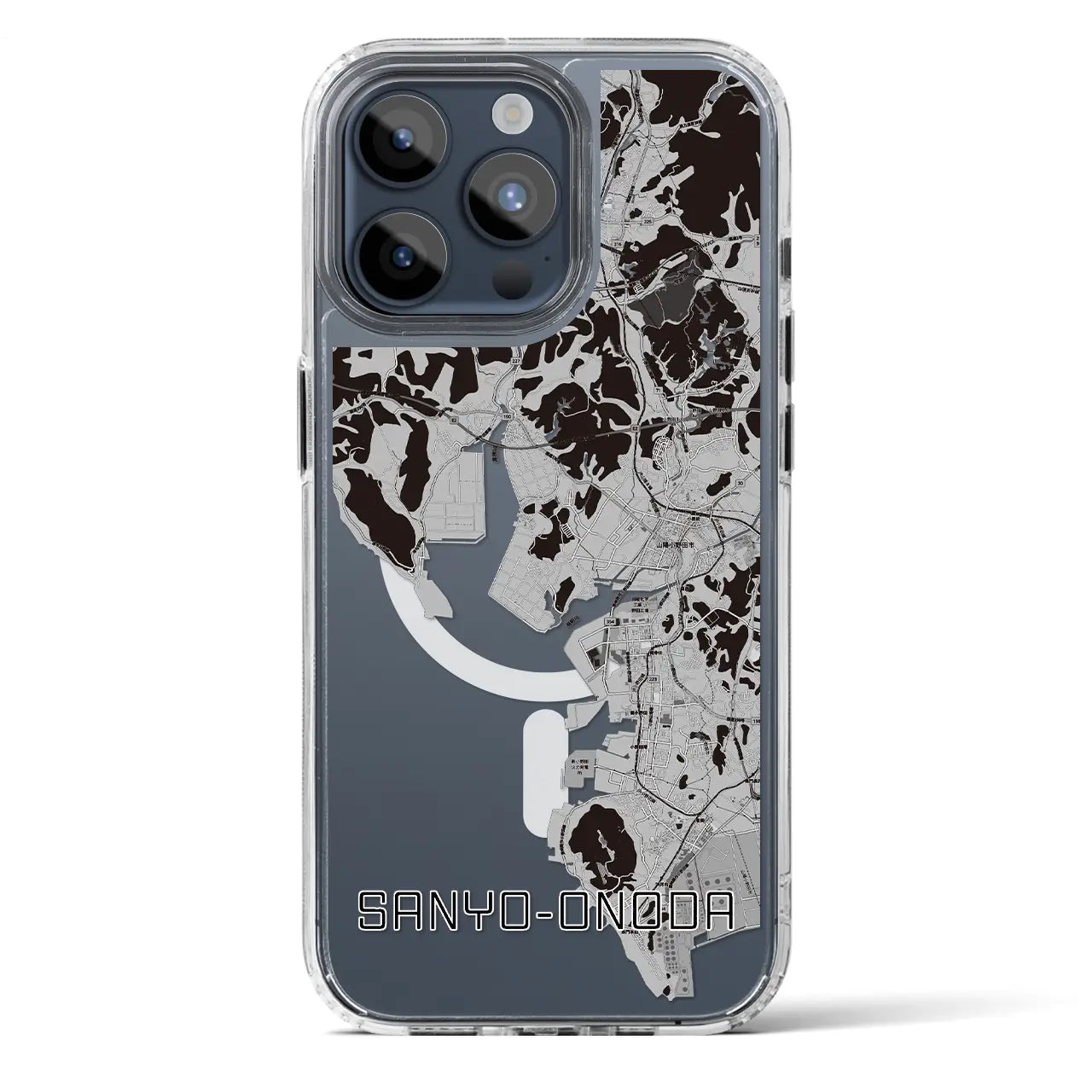 【山陽小野田(山口県)】地図柄iPhoneケース(MagSafeタイプ)