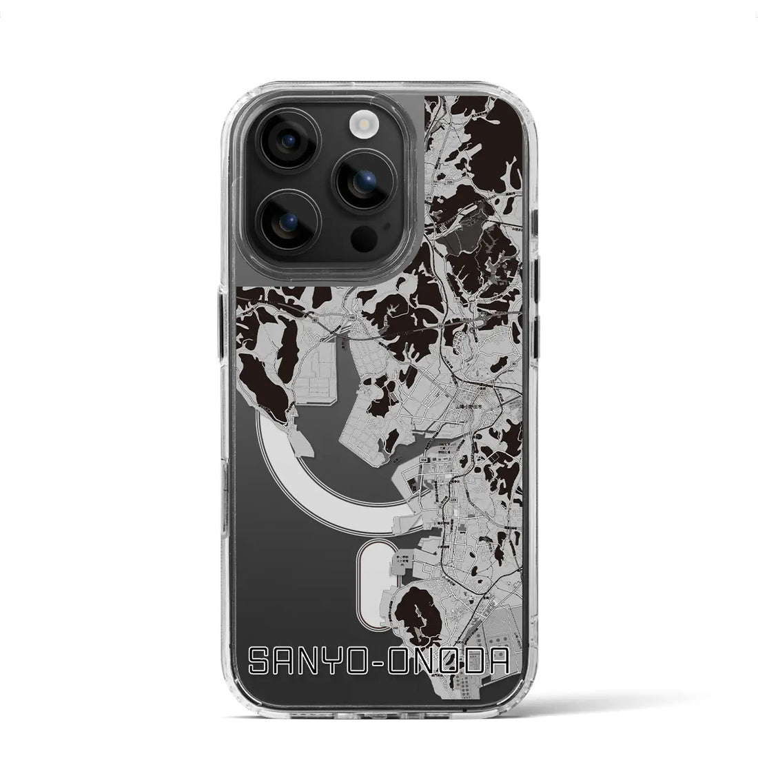 【山陽小野田(山口県)】地図柄iPhoneケース(MagSafeタイプ)