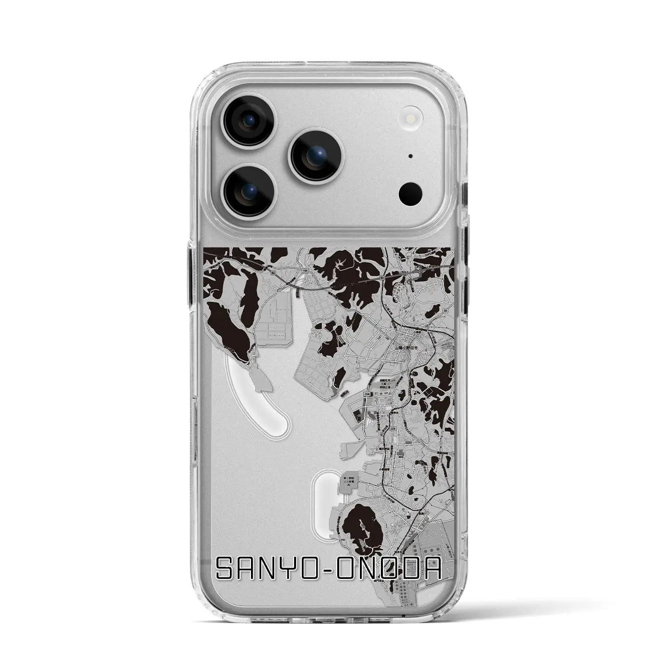 【山陽小野田(山口県)】地図柄iPhoneケース(MagSafeタイプ)