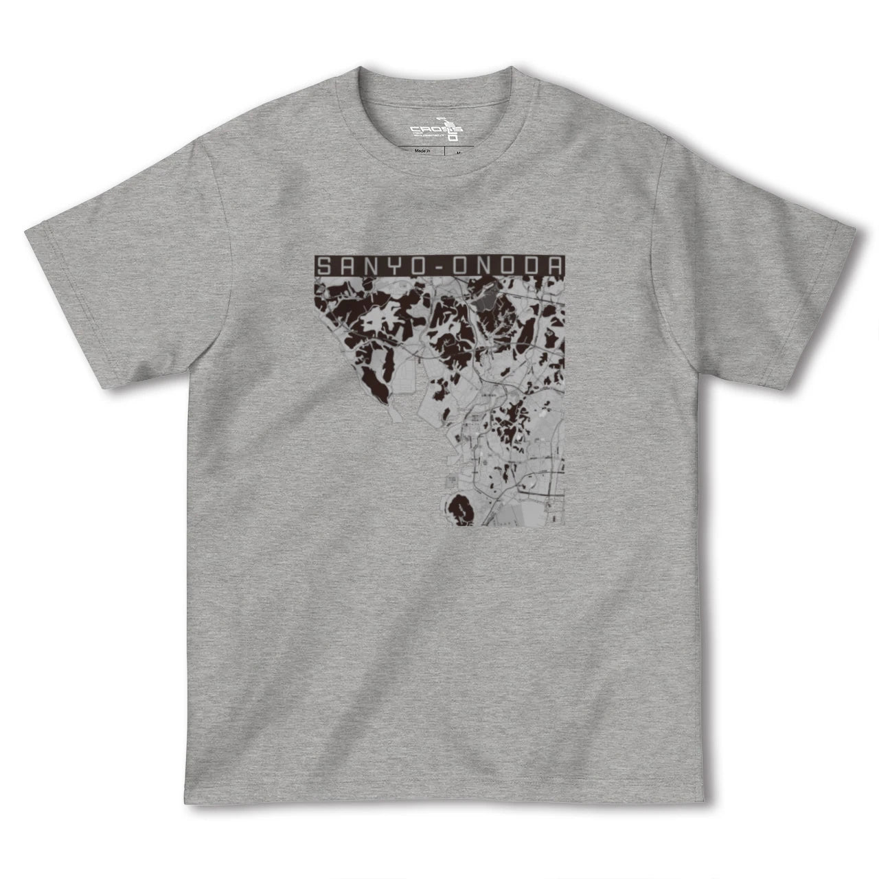 【山陽小野田(山口県)】地図柄ヘビーウェイトTシャツ