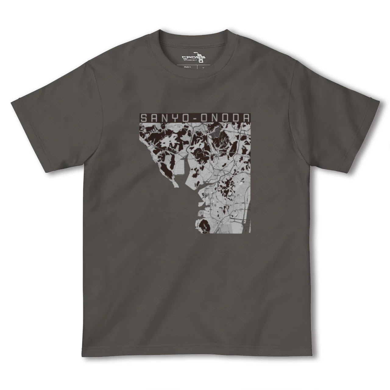 【山陽小野田(山口県)】地図柄ヘビーウェイトTシャツ