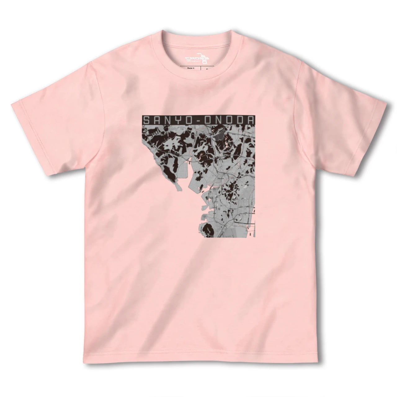 【山陽小野田(山口県)】地図柄ヘビーウェイトTシャツ