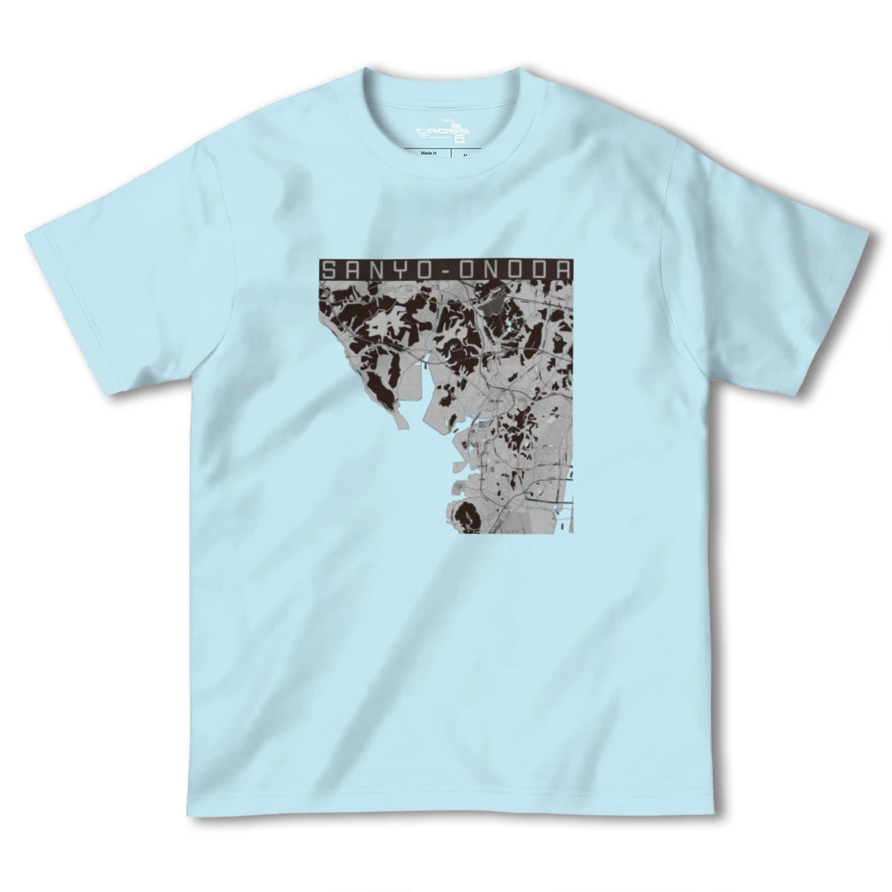 【山陽小野田(山口県)】地図柄ヘビーウェイトTシャツ