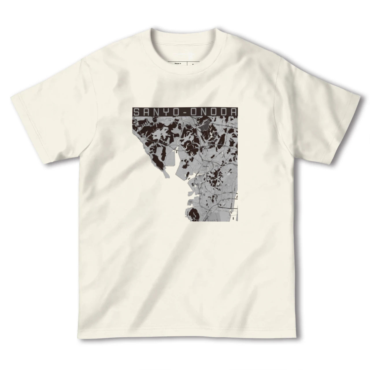 【山陽小野田(山口県)】地図柄ヘビーウェイトTシャツ