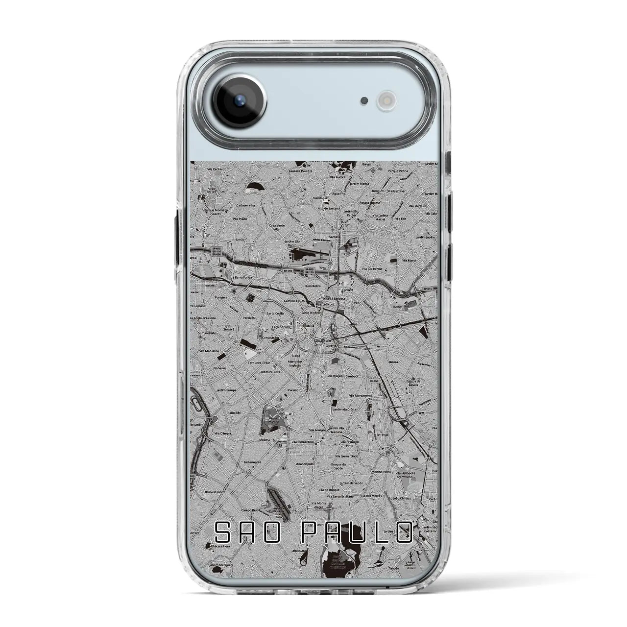 【サンパウロ(ブラジル)】地図柄iPhoneケース(MagSafeタイプ)