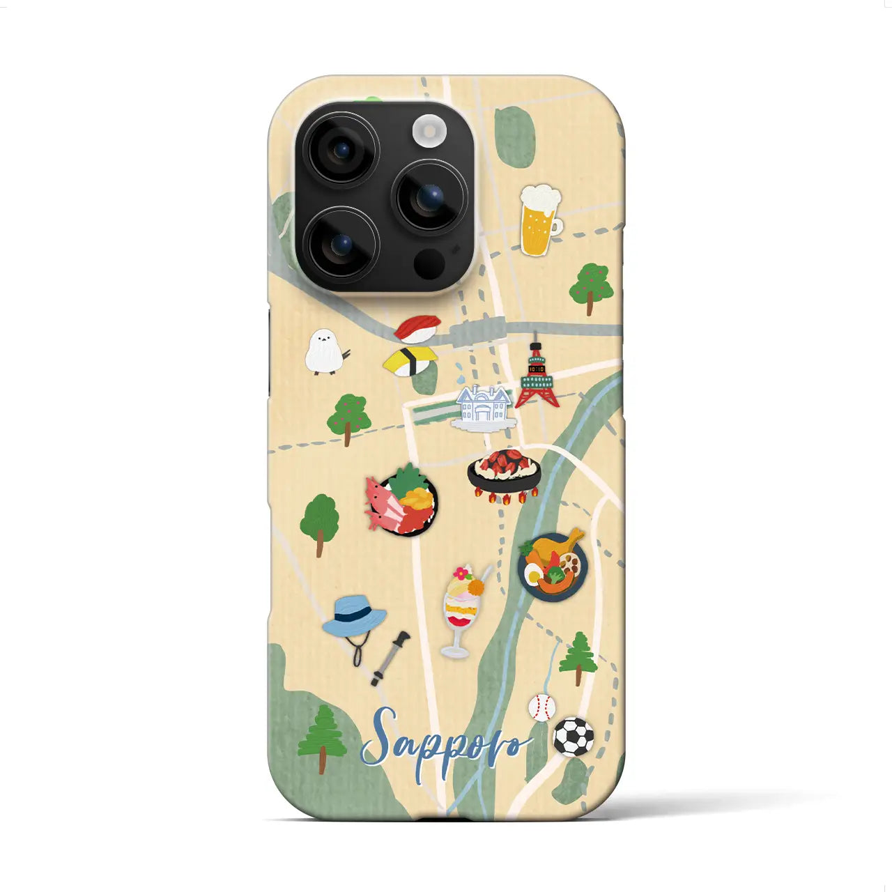 【札幌】Walk & Eat iPhoneケース(バックカバータイプ)