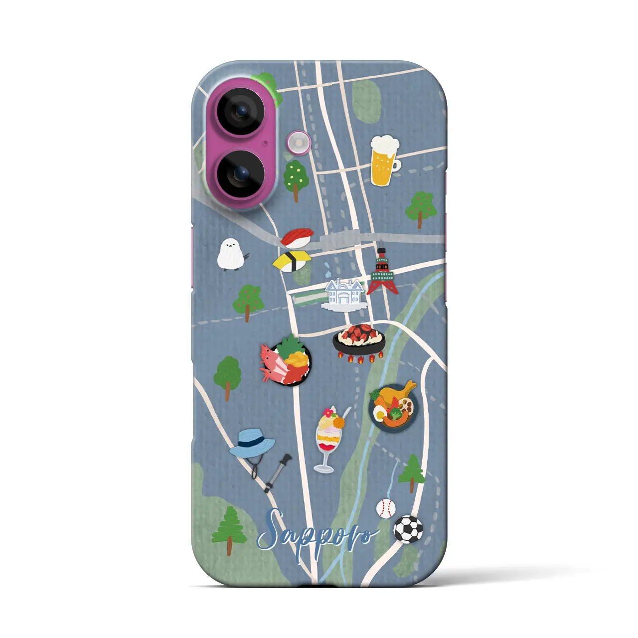【札幌】Walk & Eat iPhoneケース(バックカバータイプ)