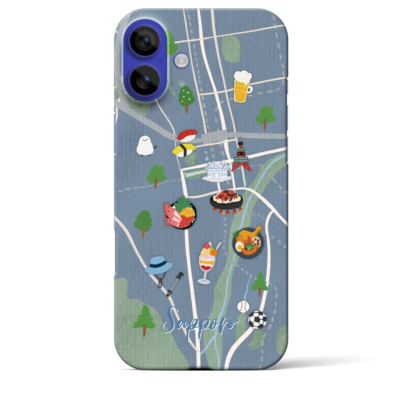 【札幌】Walk & Eat iPhoneケース(バックカバータイプ)