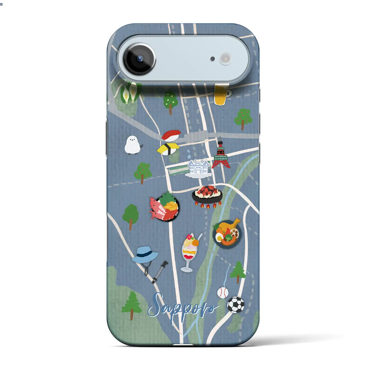 【札幌】Walk & Eat iPhoneケース(バックカバータイプ)