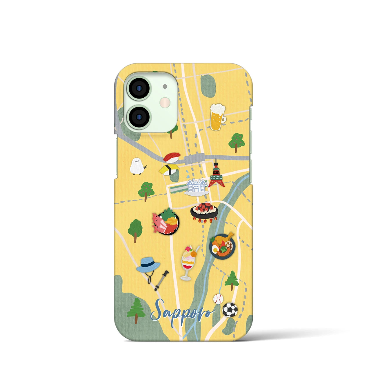 【札幌】Walk & Eat iPhoneケース(バックカバータイプ)