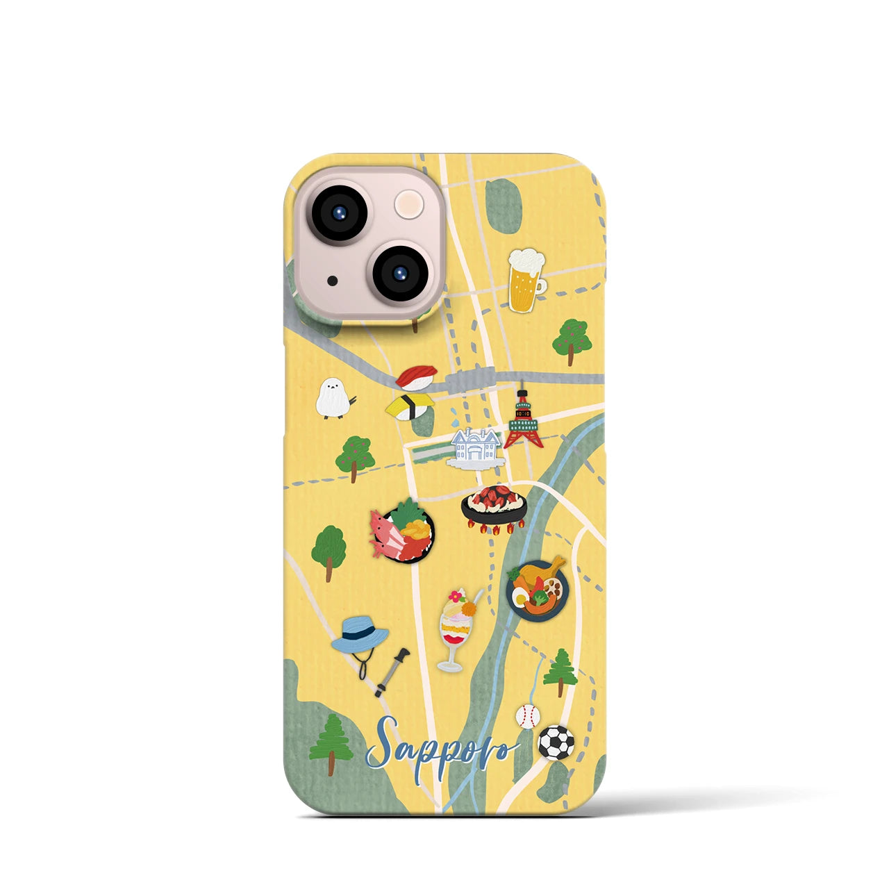 【札幌】Walk & Eat iPhoneケース(バックカバータイプ)