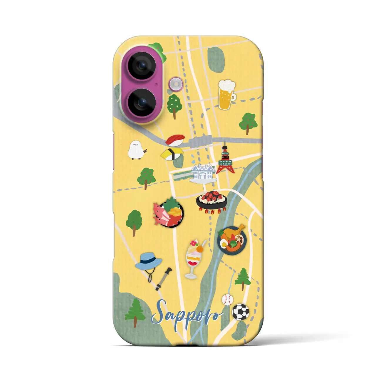 【札幌】Walk & Eat iPhoneケース(バックカバータイプ)