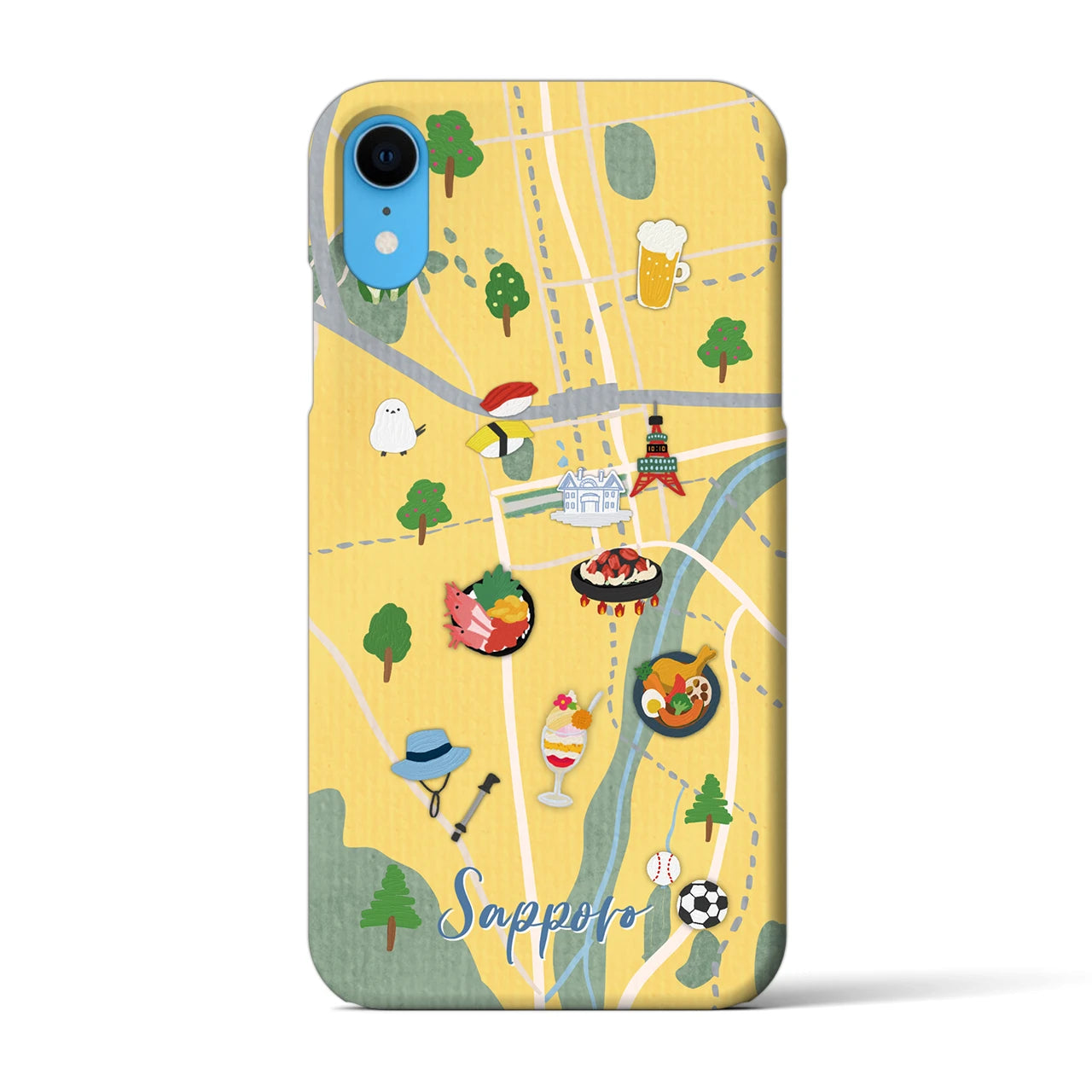【札幌】Walk & Eat iPhoneケース(バックカバータイプ)