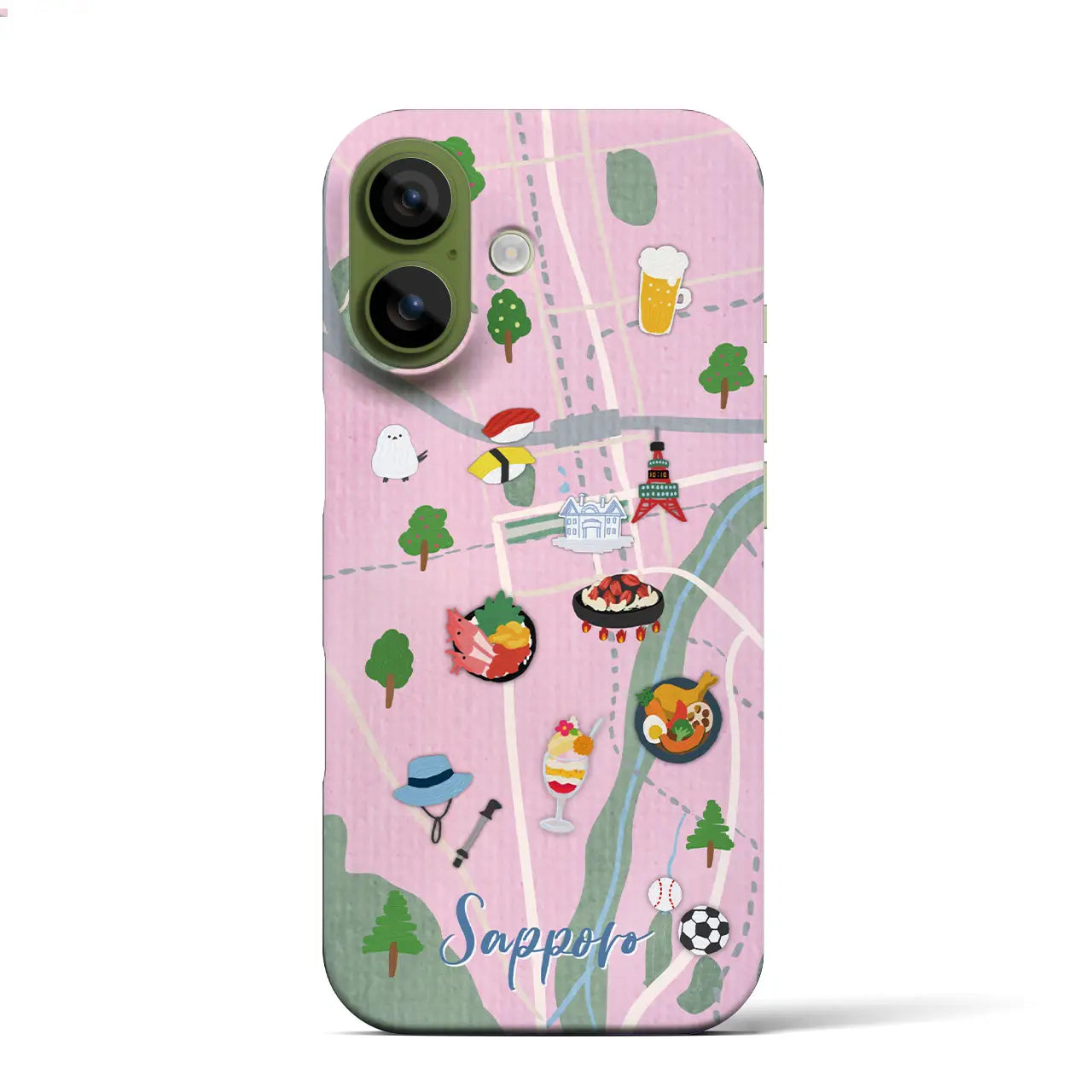 【札幌】Walk & Eat iPhoneケース(バックカバータイプ)