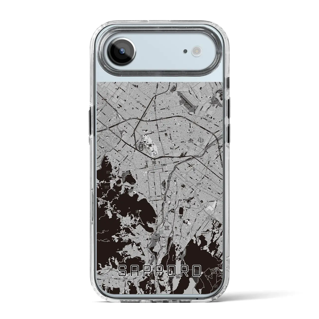 【札幌3(北海道)】地図柄iPhoneケース(MagSafeタイプ)