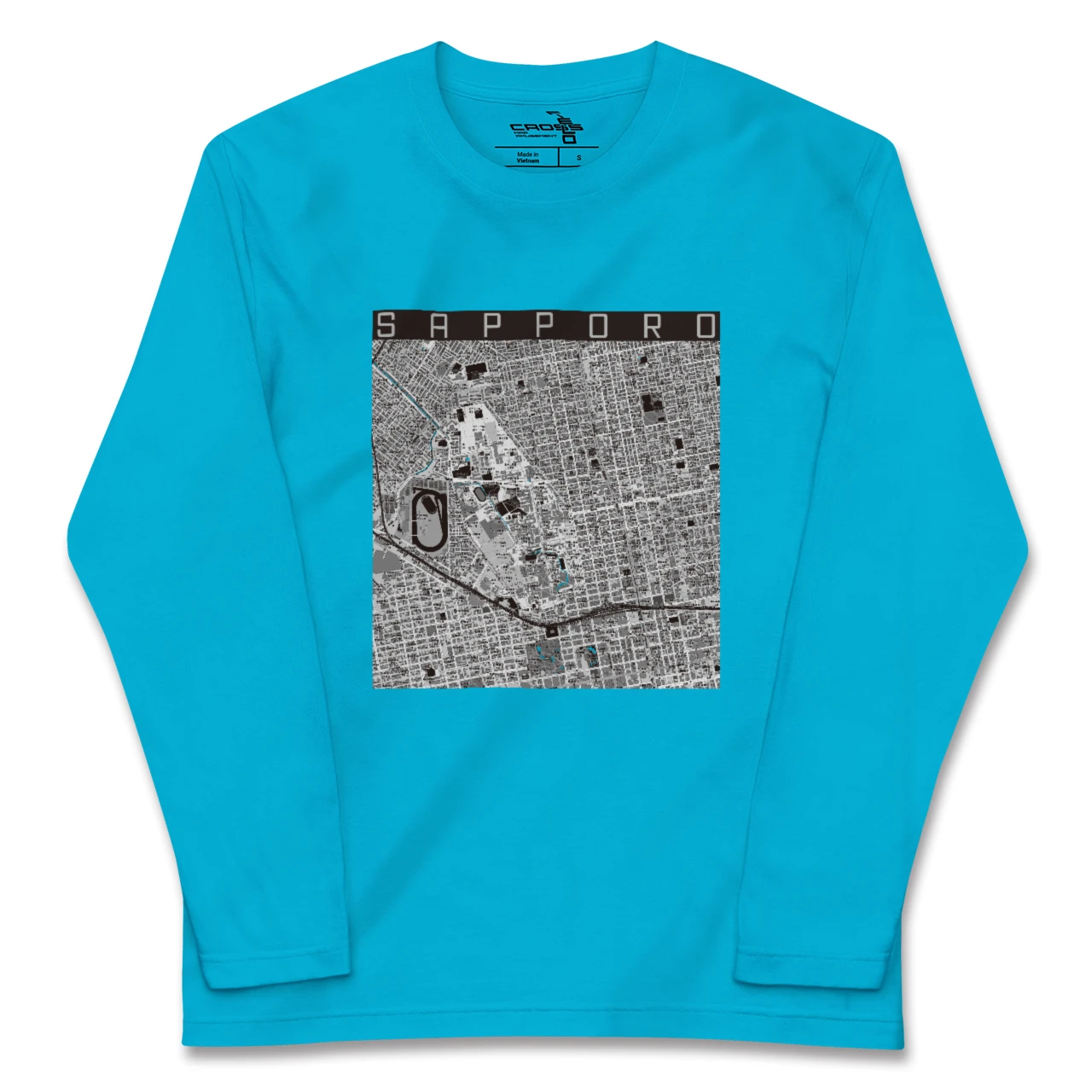 【札幌(北海道)】地図柄ロングスリーブTシャツ