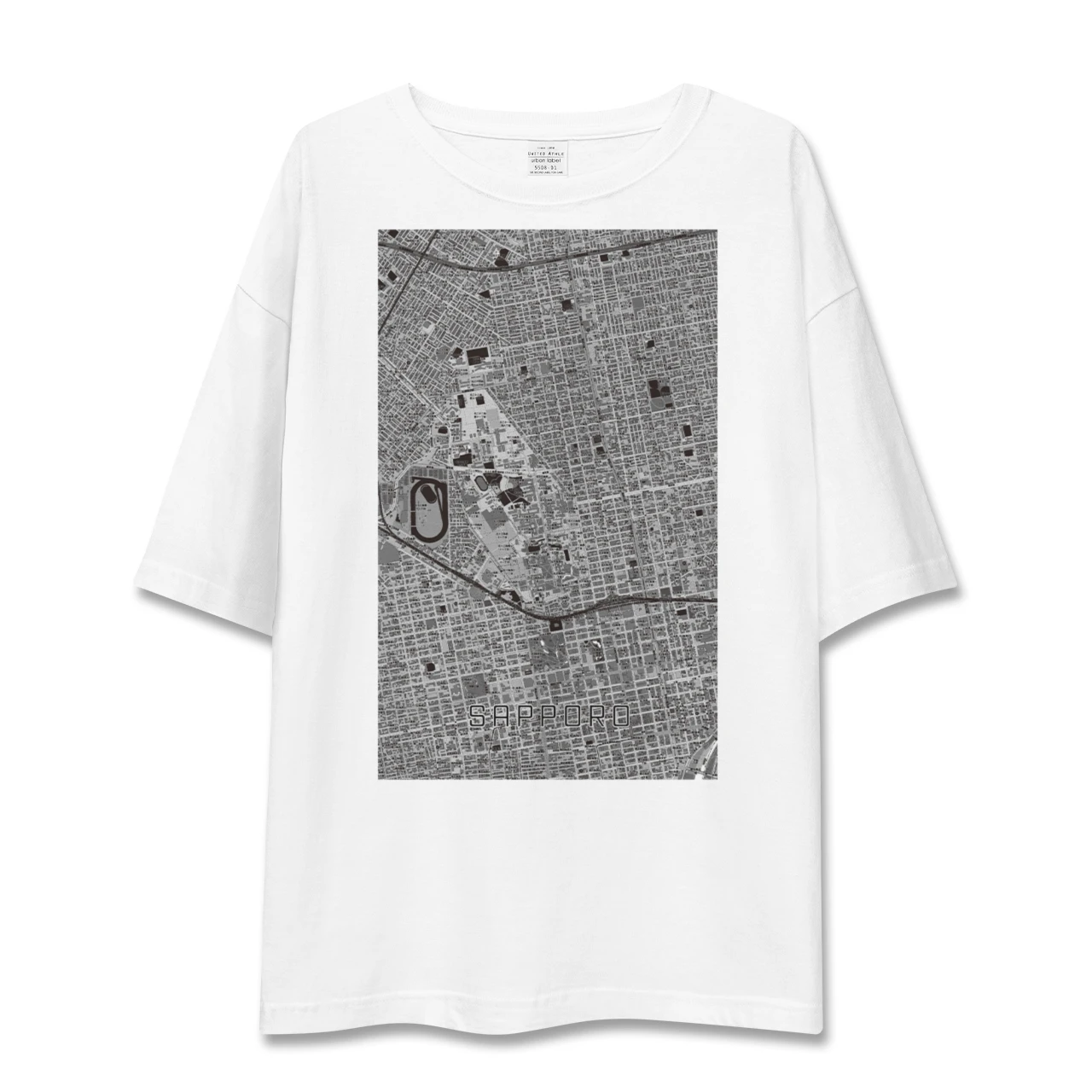 【札幌(北海道)】地図柄ビッグシルエットTシャツ