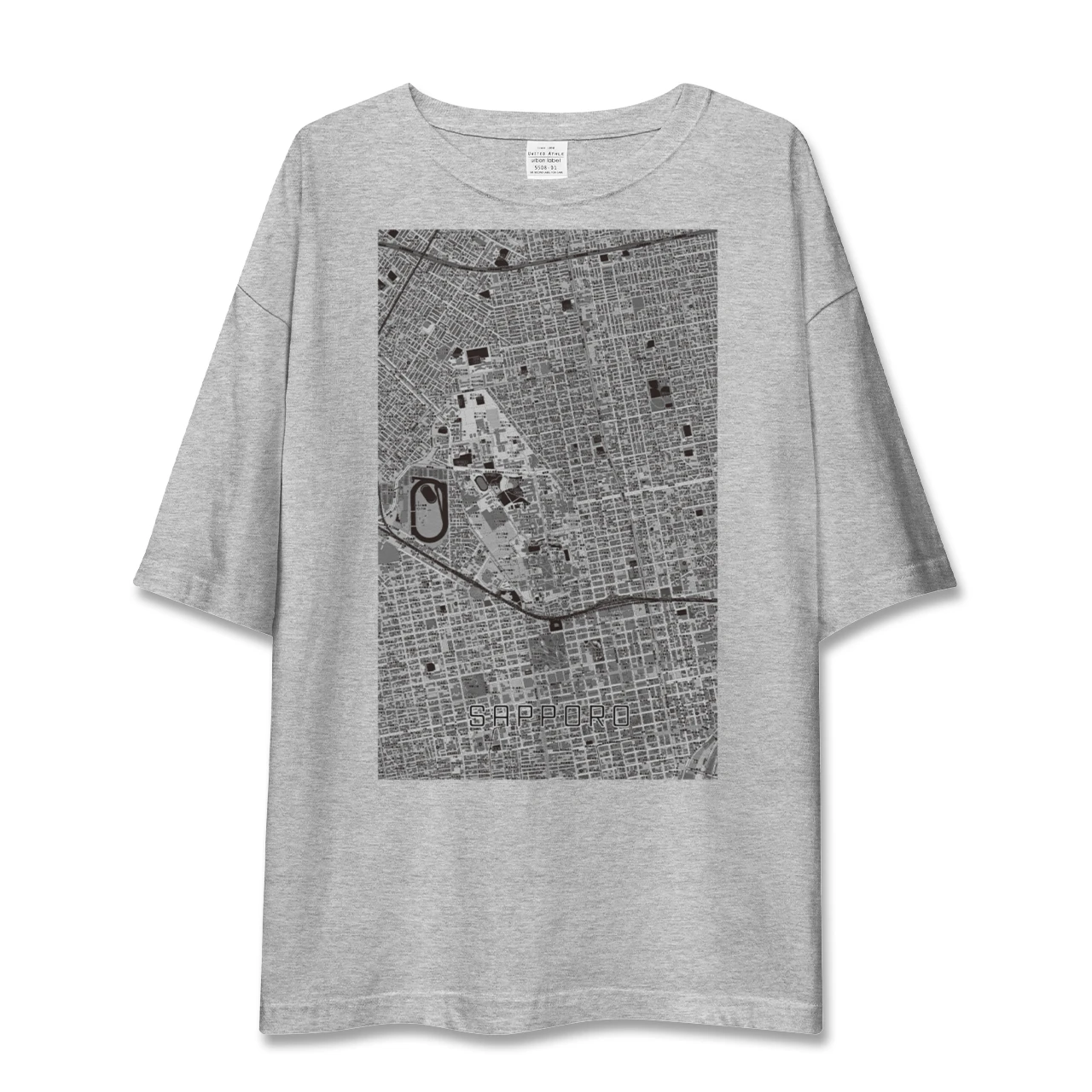 【札幌(北海道)】地図柄ビッグシルエットTシャツ