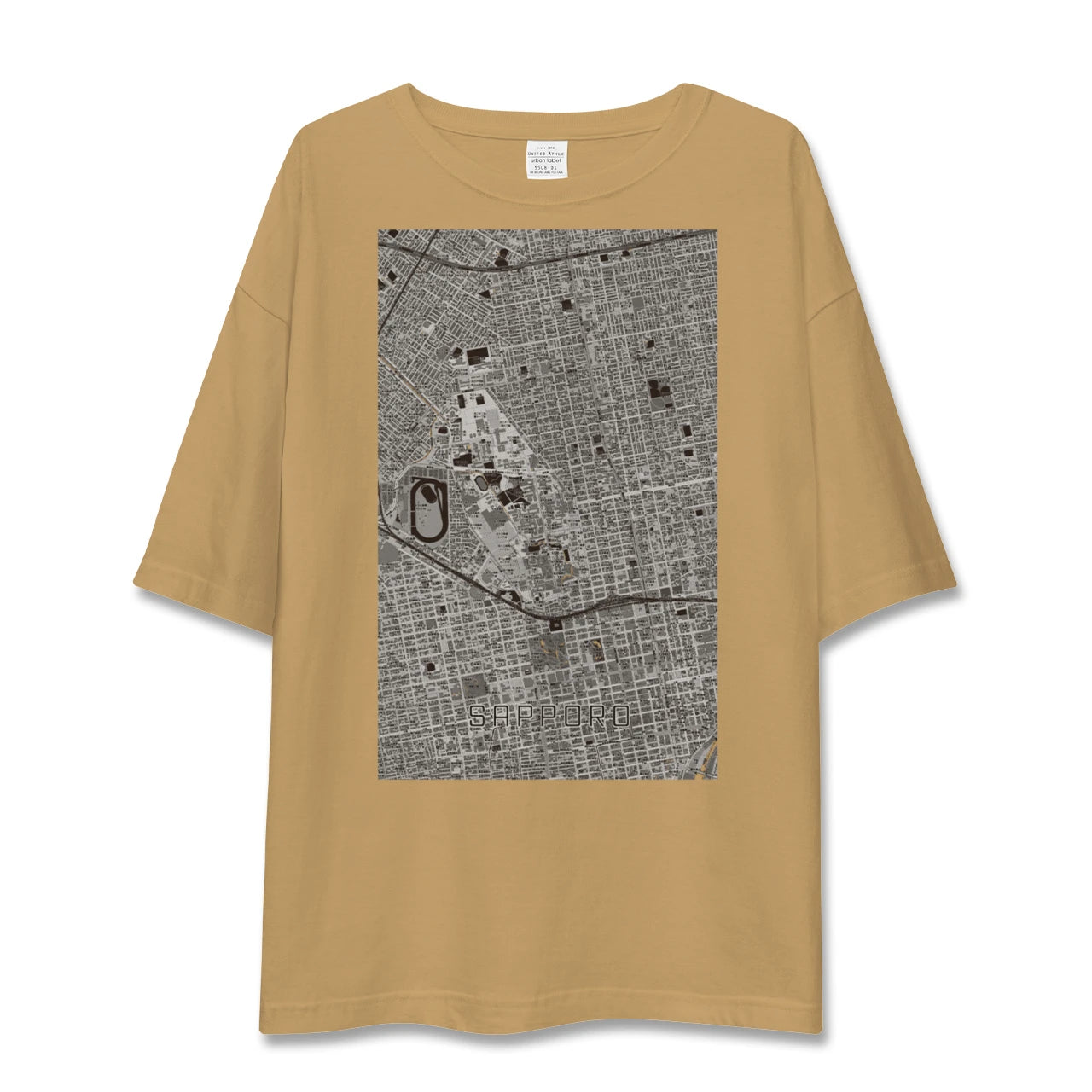 【札幌(北海道)】地図柄ビッグシルエットTシャツ