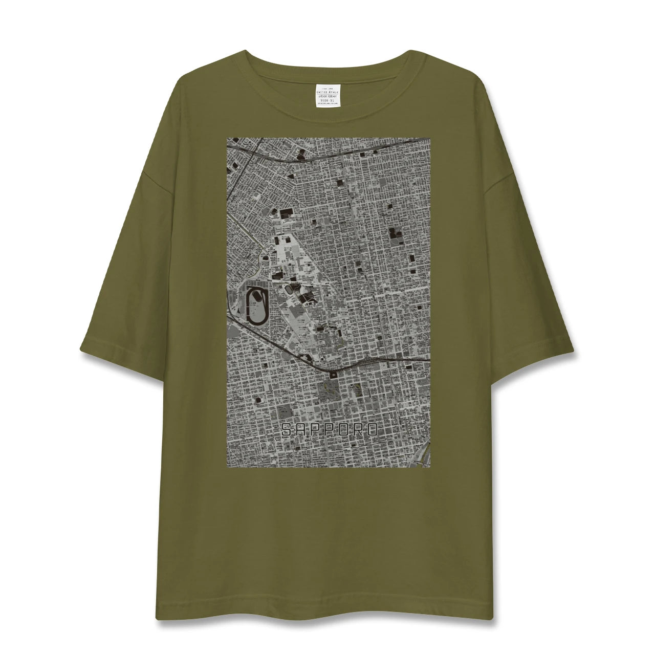 【札幌(北海道)】地図柄ビッグシルエットTシャツ